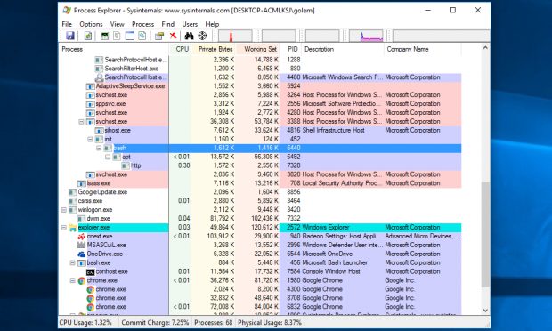 Bash on Ubuntu on Windows (Bild: Screenshot Golem.de)